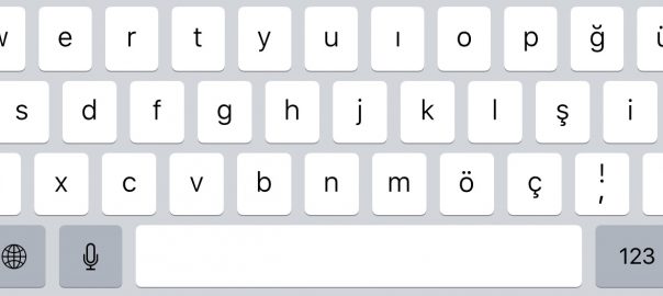 iOS 9 klavyesindeki küçük harfler nasıl kapatılır?