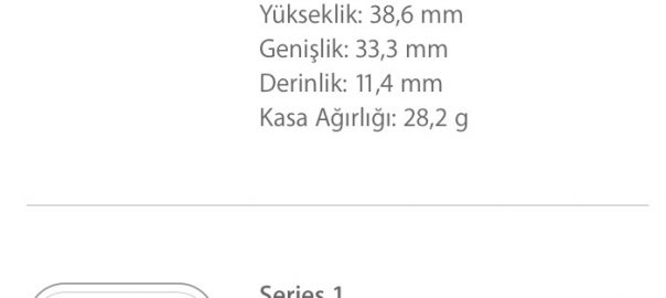 Apple Watch Series 2 daha kalın ve ağır