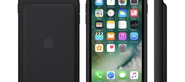 iPhone 7 Smart Battery Case siyah renk seçeneğine sahip